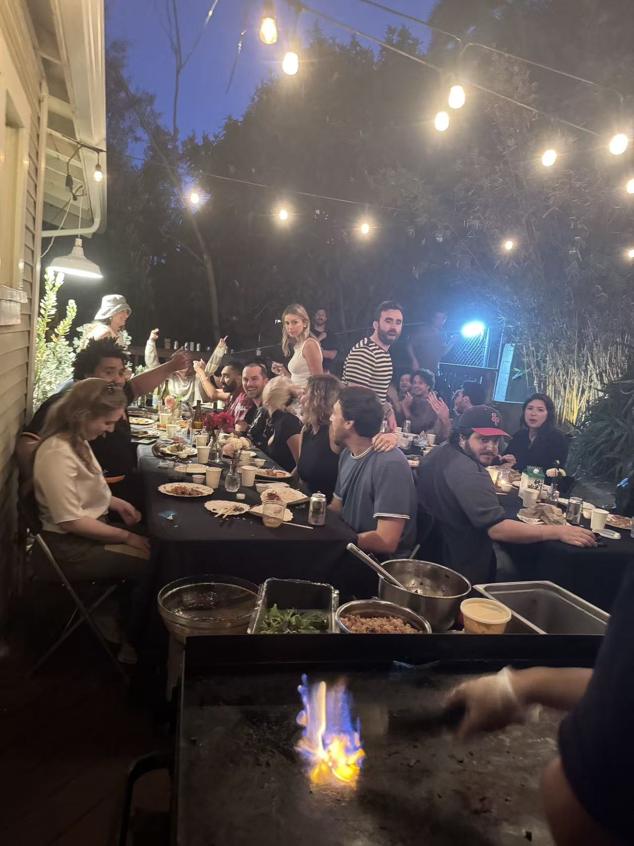 Premium hibachi steak cooking for Los Angeles home dining experience
