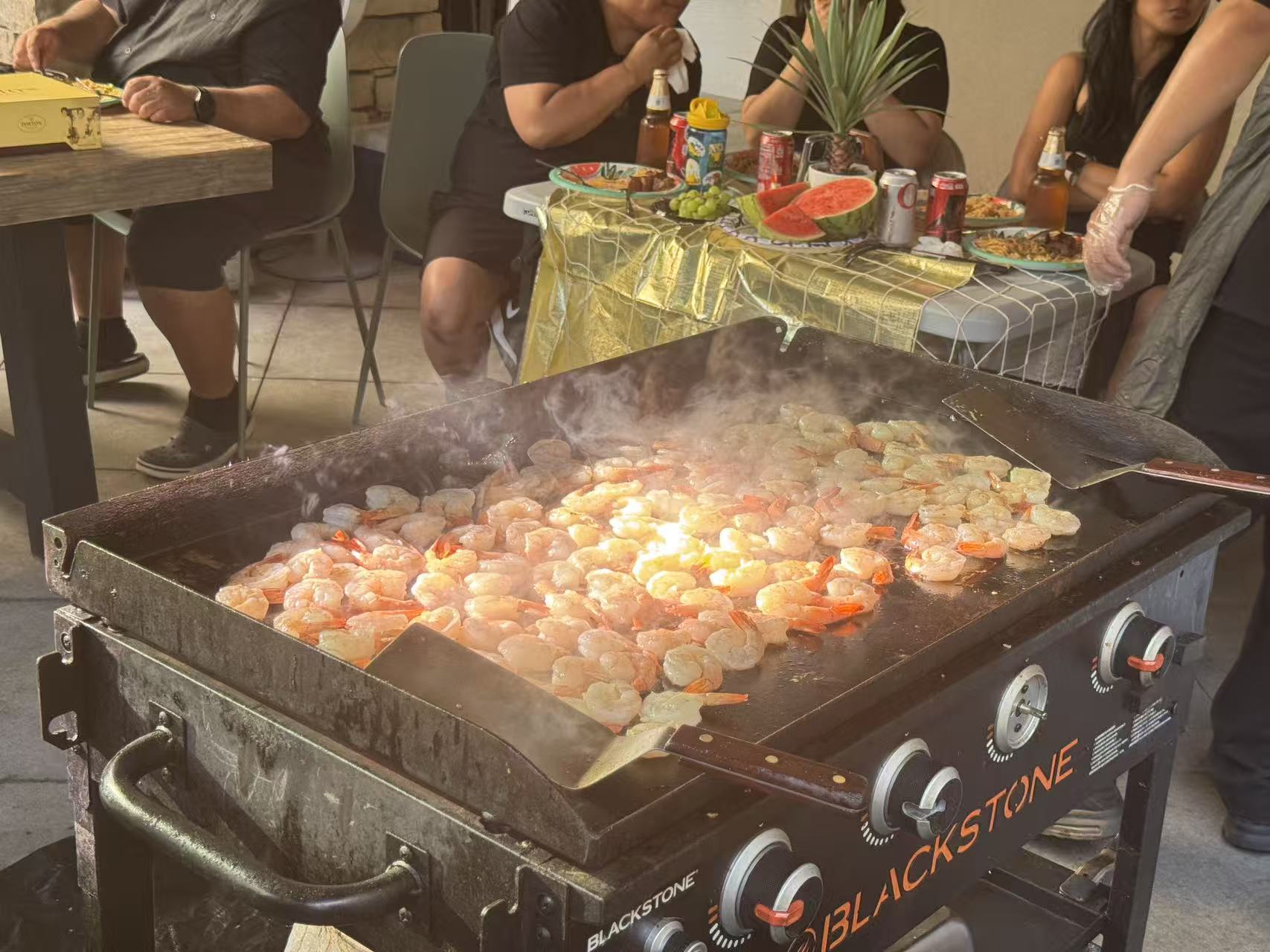 Fresh hibachi vegetables grilling for healthy Los Angeles home cooking